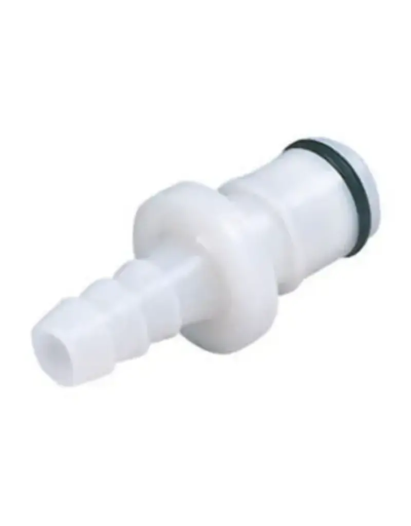 Drieaz Fitting, Dehu Pump Hose, Male Plug, 1/4" Barb