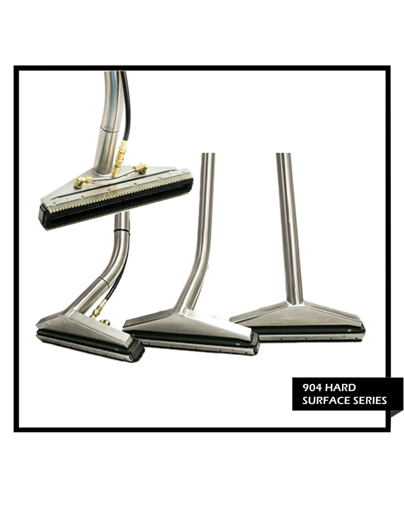 Production Metal Forming Swivel Double Bend 12” wide HARD SURFACE SCRUBBER, 4 jet, 800psi, brass valve ("S" Bend)