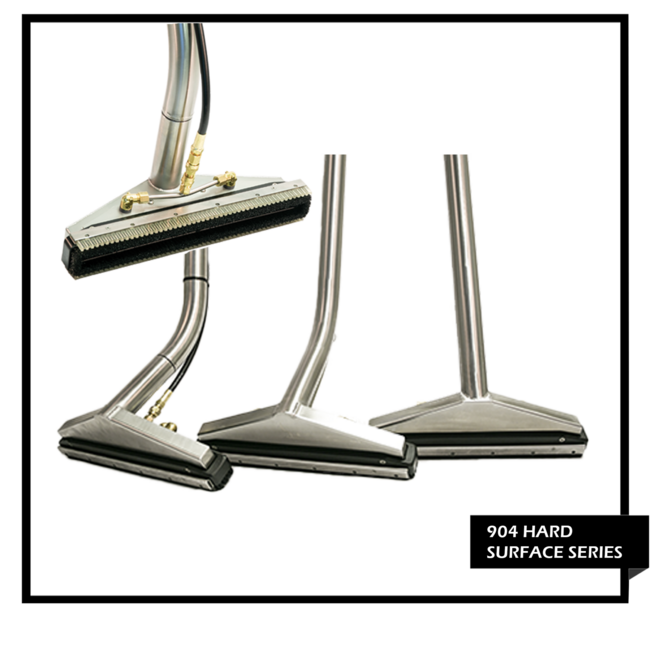 Production Metal Forming Swivel Double Bend 12” wide HARD SURFACE SCRUBBER, 4 jet, 800psi, brass valve ("S" Bend)