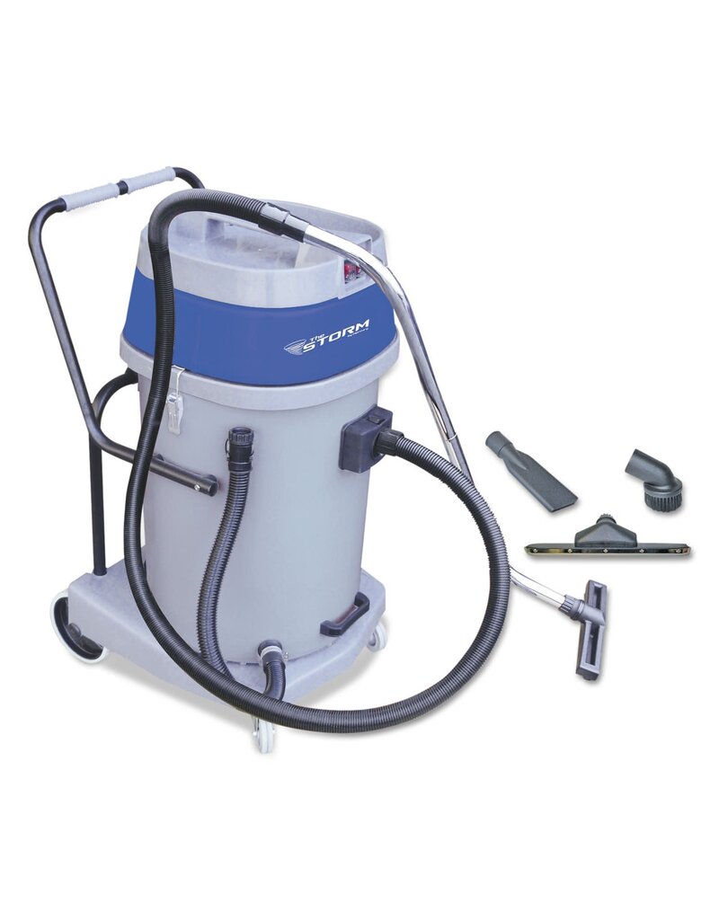 Mercury Storm 20-Gallon Wet/Dry Tank Vacuum, Twin Motors, Poly