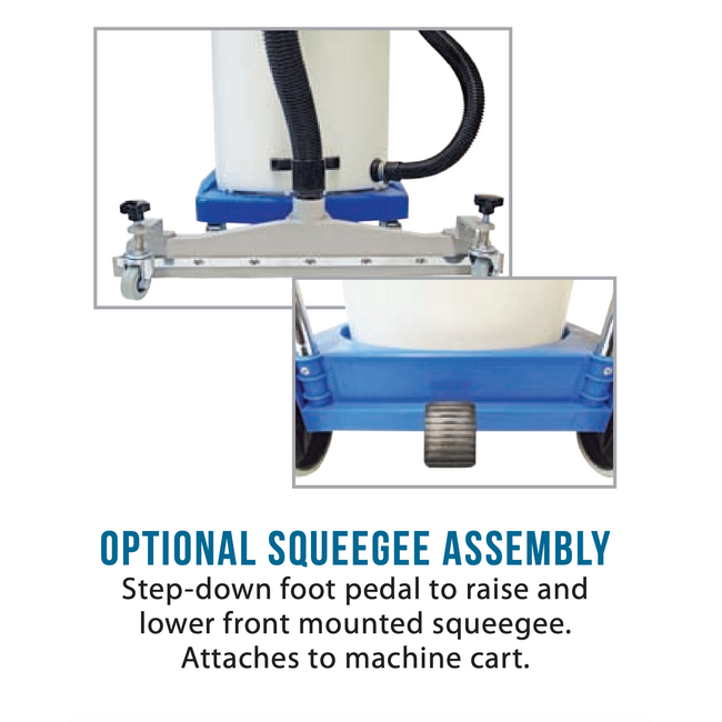Mercury Squeegee Assembly for 20-Gallon Tank Vacuums