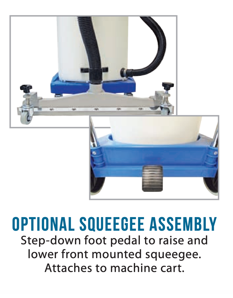 Mercury Squeegee Assembly for 20-Gallon Tank Vacuums