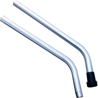 Sandia Aluminum Vac Wand, 2 Piece - 56" 2-Bend w/ 3 Piece Collard Kit