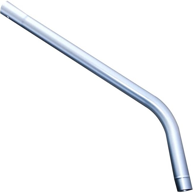 Sandia Aluminum Vac Wand, 2 Piece - 56" 2-Bend w/ 3 Piece Collard Kit
