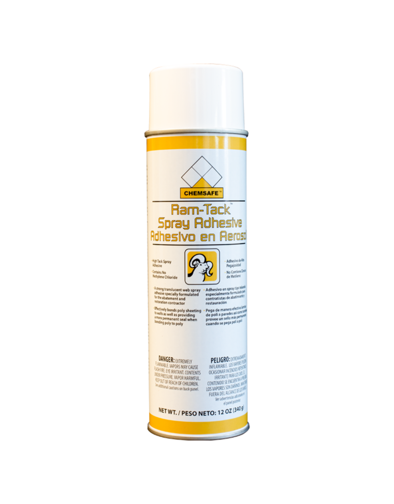 ChemSafe, Ram-Tack Spray Adhesive, California Version, 12 oz Aerosol Can - Each