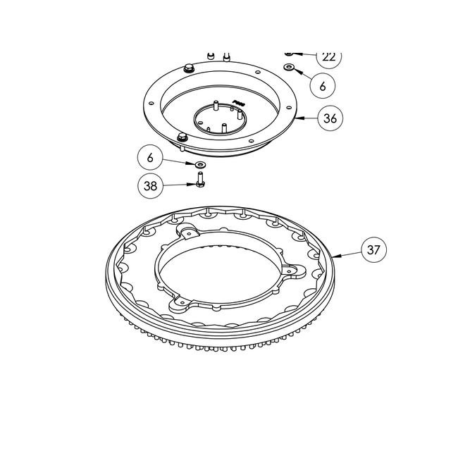Mytee G113B Pad Driver for ECO-15