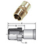 Parker Parker Crimp - 91N - 1/4"- MPT (Brass)