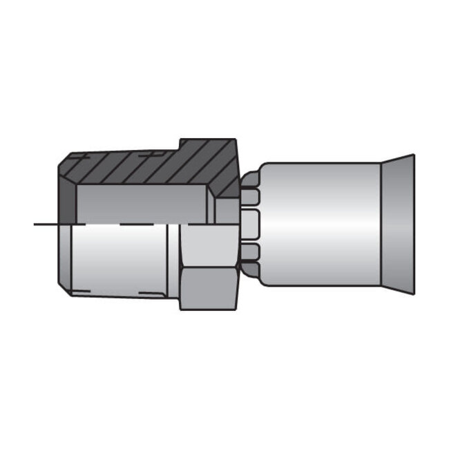 Parker Parker Crimp - 91N - 1/8"- MPT (Brass)