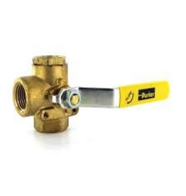 Parker BALL VALVE 3/8" - 3 WAY - PARKER BRASS
