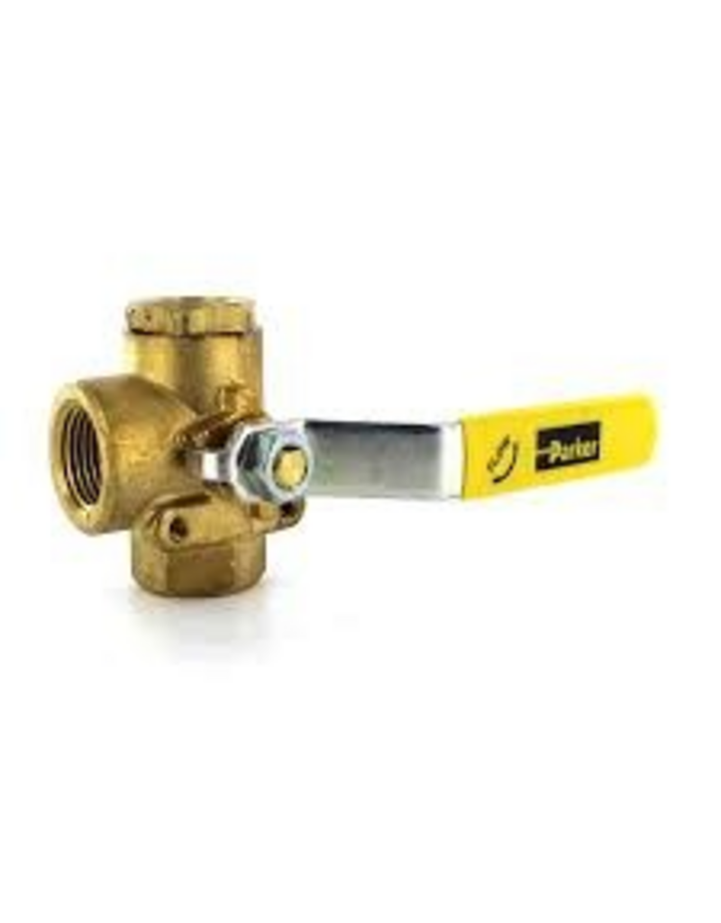 Parker BALL VALVE 3/8" - 3 WAY - PARKER BRASS