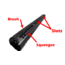 Hydramaster Brush Glide With Squeegee| Evolution Wand