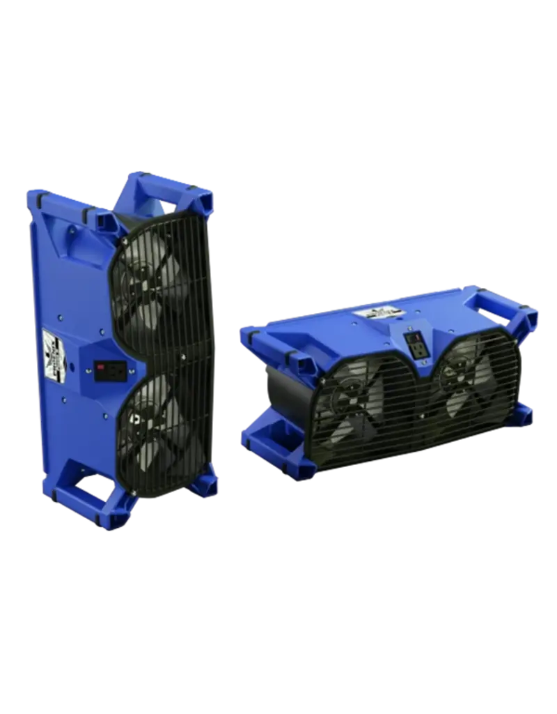 Phoenix Focus II Dual Axial Air Mover | Blue (1,015 CFM)