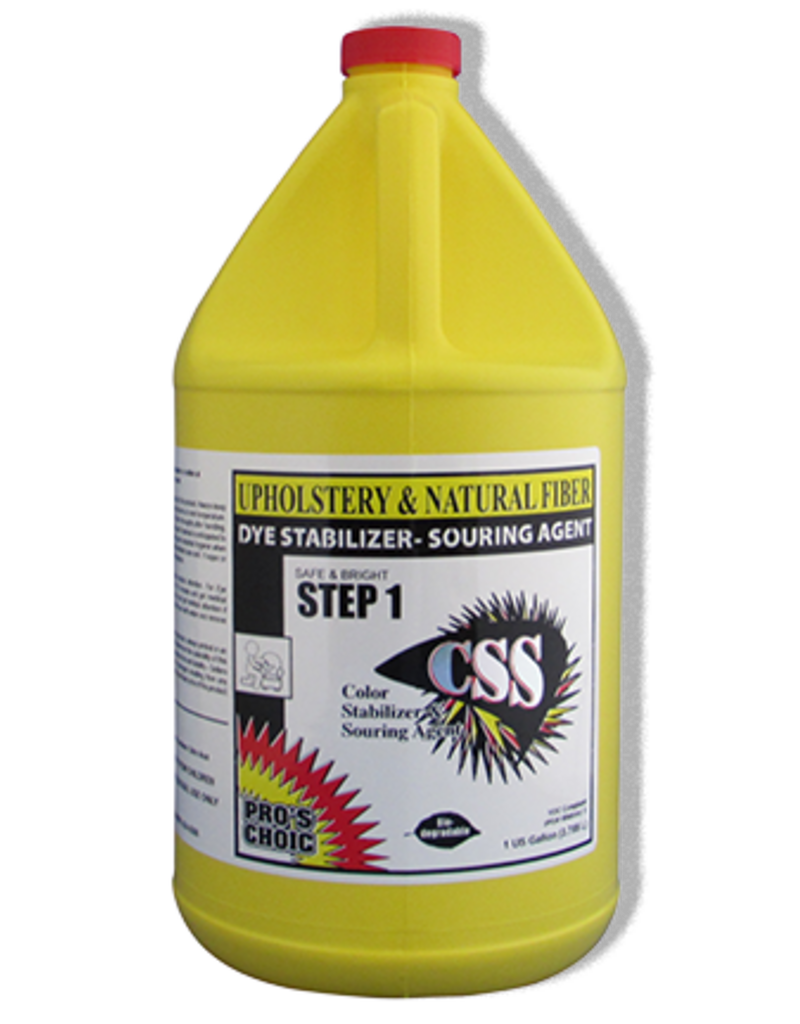 CTi-Pro's Choice Pro's Choice C.S.S. Safe & Bright Step 1 - 1 Gallon Color Stabilizer & Acid Rinse for Wool & Delicate Fibers