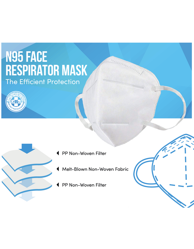 Petoskey Plastics Face Mask N95, Each