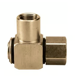 CleanHub Swivel - HP 90 Degree 1/2" Brass (3,000 PSI)