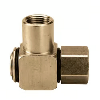 CleanHub Swivel - HP 90 Degree 1/2" Brass (3,000 PSI)
