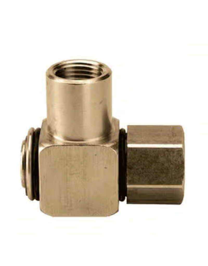 CleanHub Swivel - HP 90 Degree 1/2" Brass (3,000 PSI)