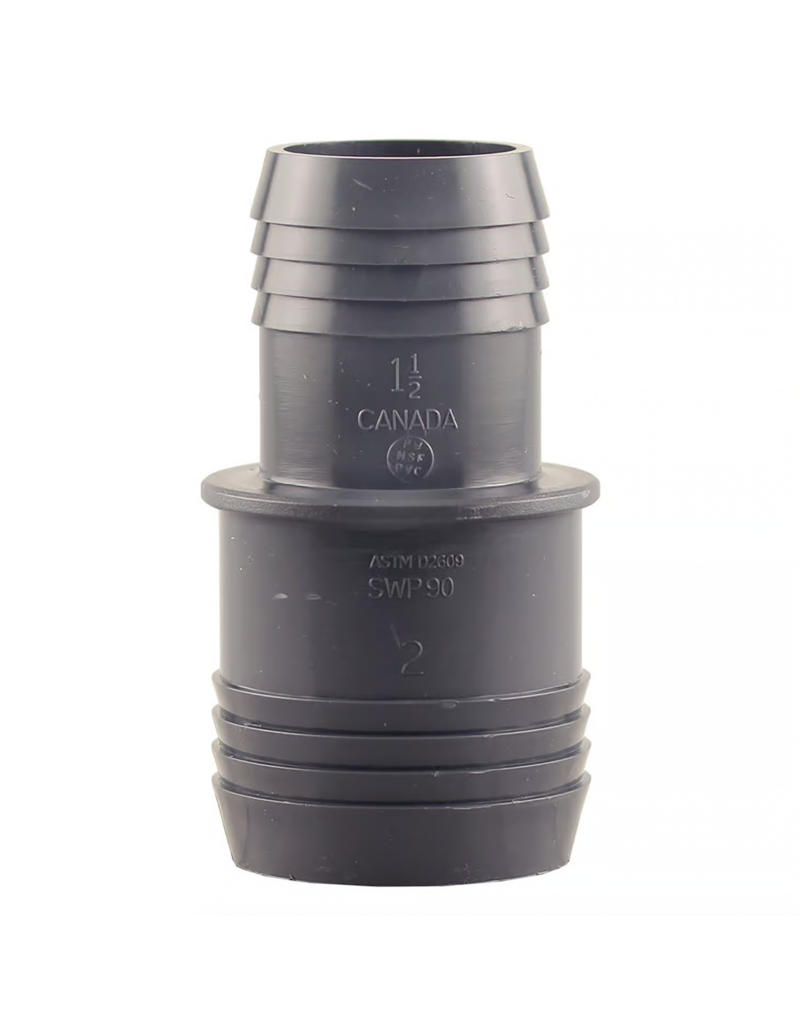 CleanHub Connector Vac Hose 2"x 1.5" Reducing