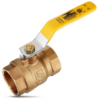 CleanHub 1.5" BRASS BALL VALVE