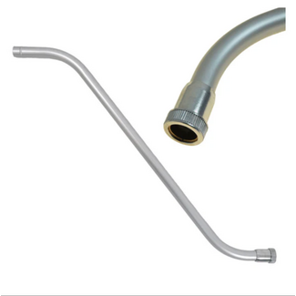 Sandia Aluminum Vac Wand, 1 Piece, 2-bend (With 3 piece Ring & Collar)