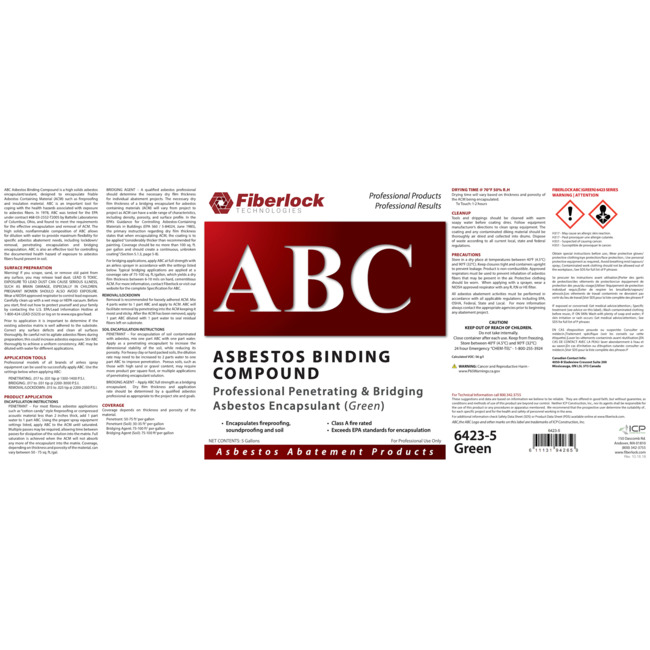 Fiberlock Technologies ABC - Bridging Encapsulant - Green - 5 Gallon