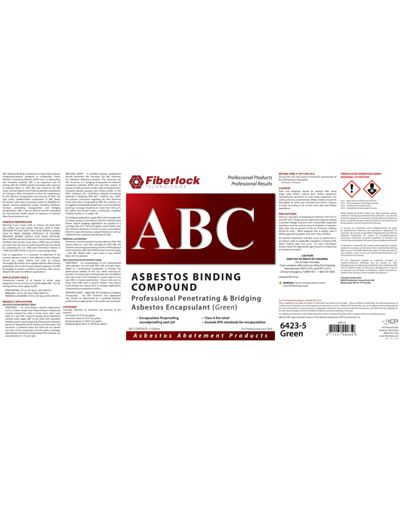 Fiberlock Technologies ABC - Bridging Encapsulant - Green - 5 Gallon