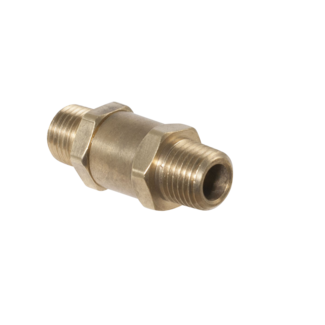 Brass Instrumentation Check Valve 1/4 in. MNPT × 1/4 in. MNPT
