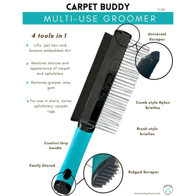 Stain Out System Carpet Buddy | 4 in 1 Multi Tool
