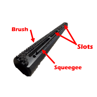 HydraMaster Brush Glide With Squeegee | 1.5" Evolution Wand 2 Jet