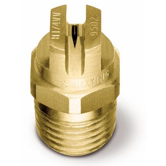 Spraying Systems VeeJet® 8003 Flat Spray Nozzle – 1/4 Inch Male NPT Brass