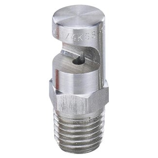 Spraying Systems FloodJet® K0.75 Wide-Angle Flat Spray Nozzle – 1/8 Inch Stainless Steel