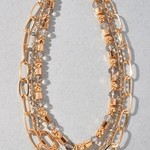 Chunky Layer Necklace Rose