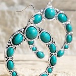 Navajo Dangle Earing-Turquoise