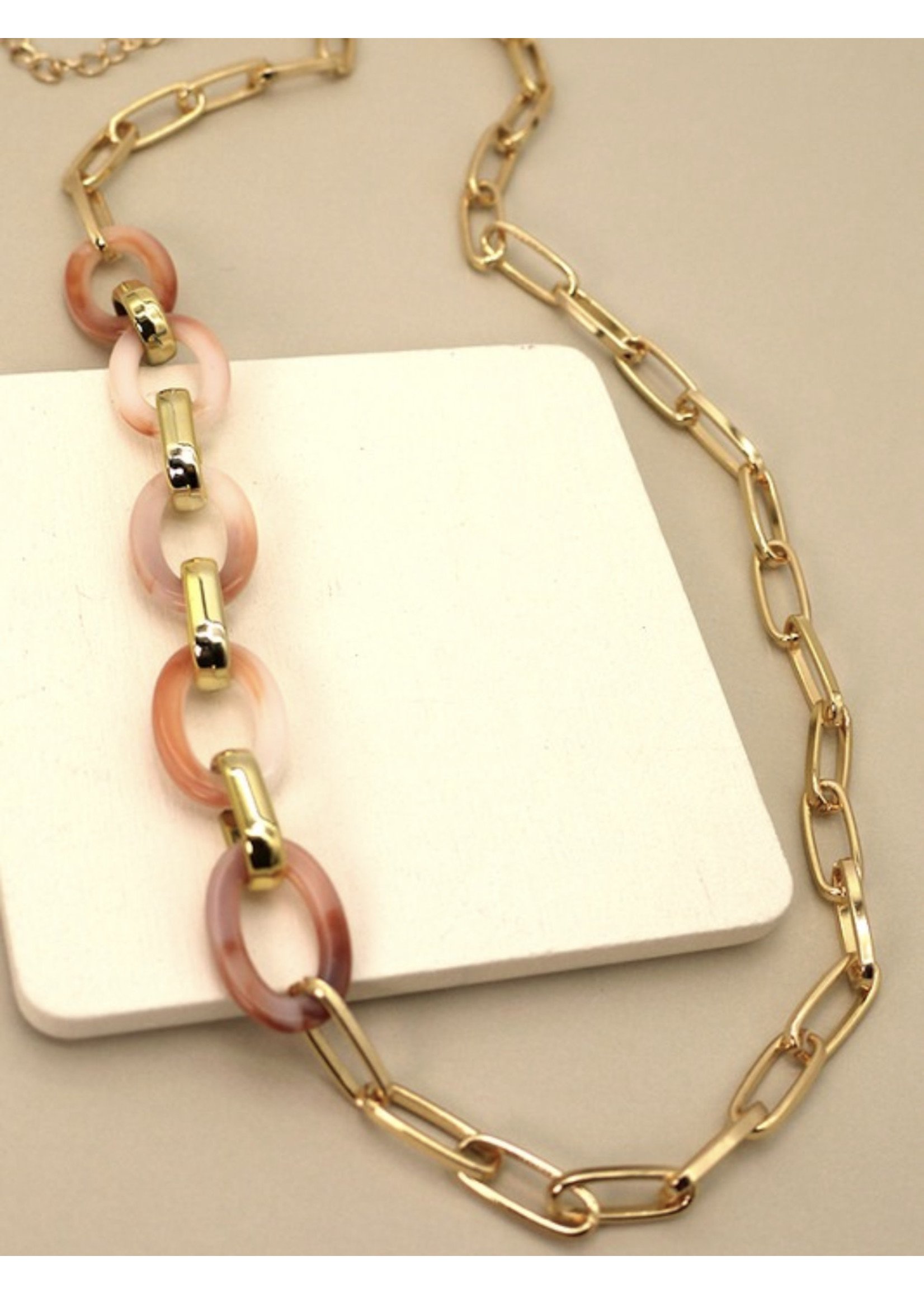 Wall-Gold Paperclip Chain