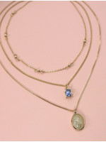 Wall-Gold classic necklace with Charm