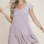 French Terry Mauve Dress