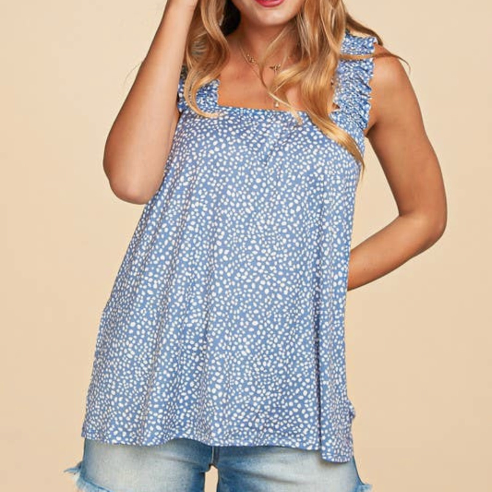 Dotted Smock Tank