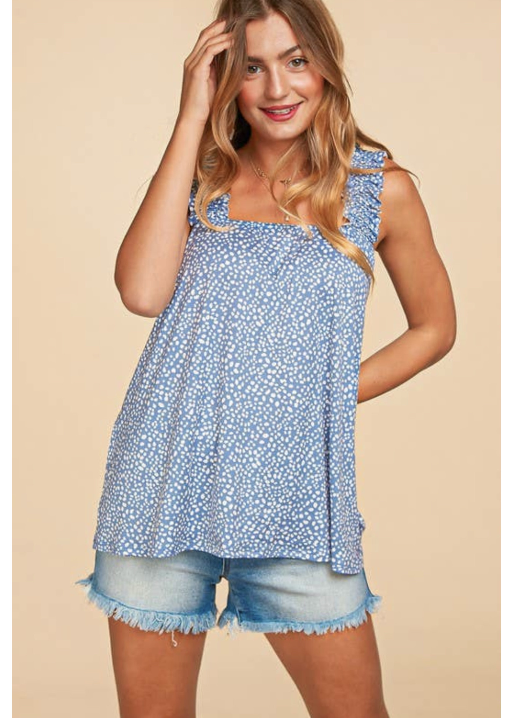 Dotted Smock Tank