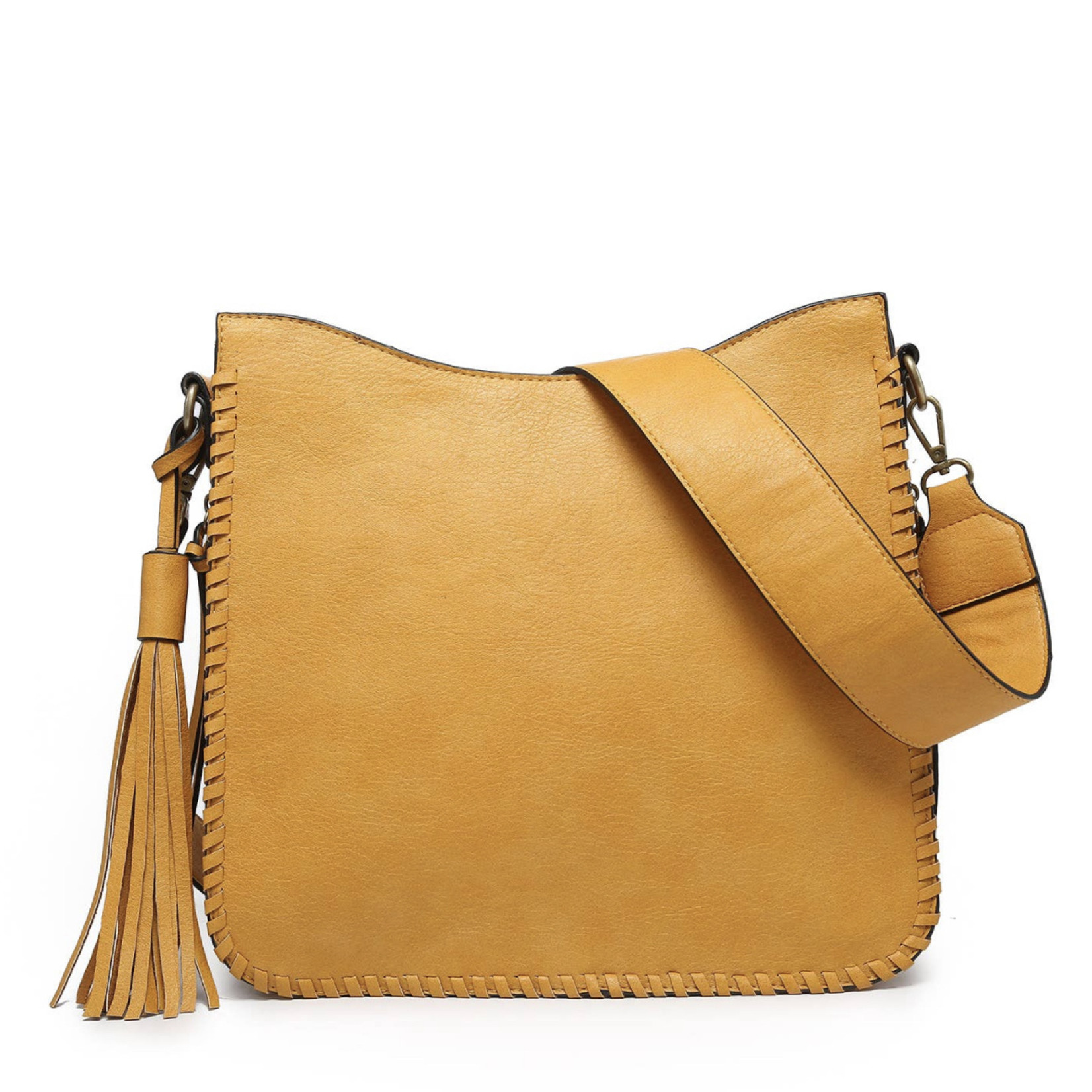 Nina Whipstitch Crossbody-Mustard