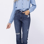 Judy Blue Dark Boyfriend Jean