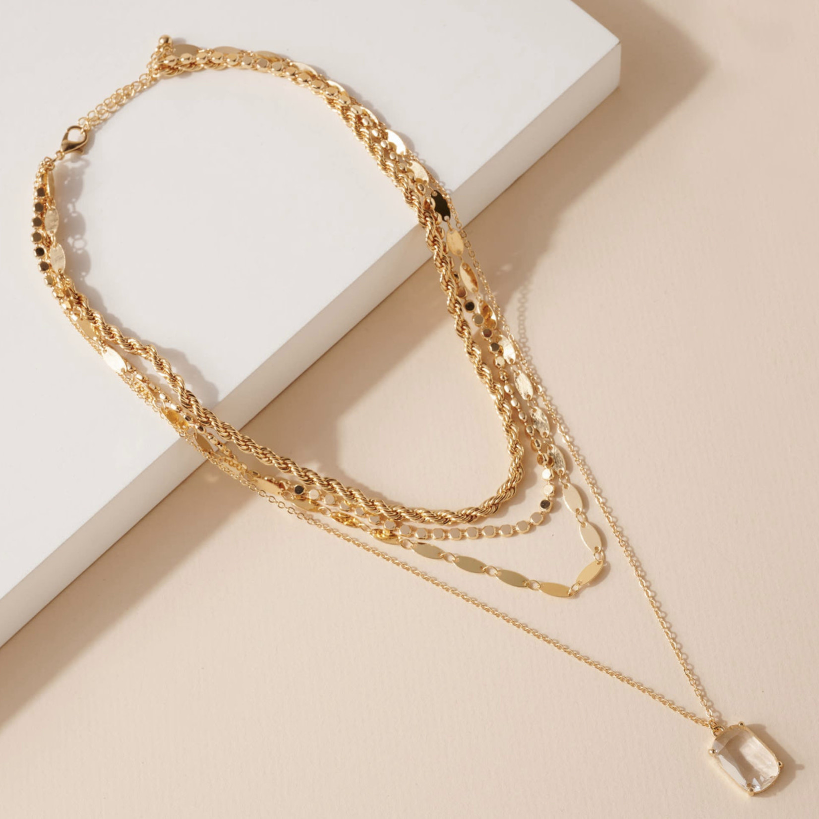 Golden Rule Layer necklace