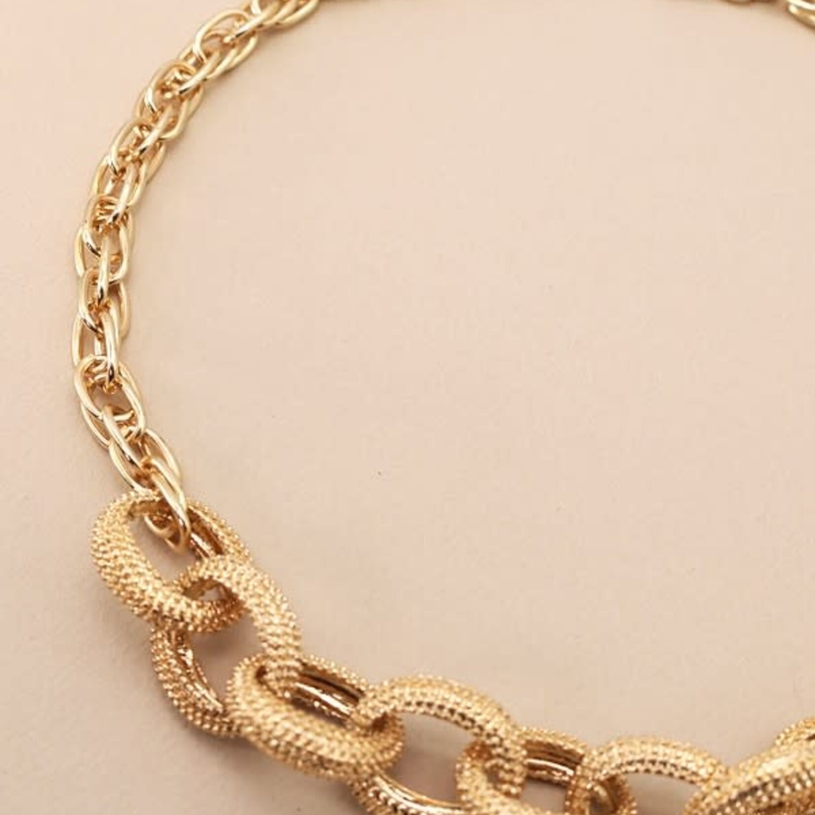 Josslyn-Wall to Wall Caviar Chain link Necklace