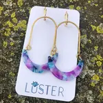 Luster-Cresent Earring