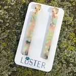 Luster-Ivory Stick Earring