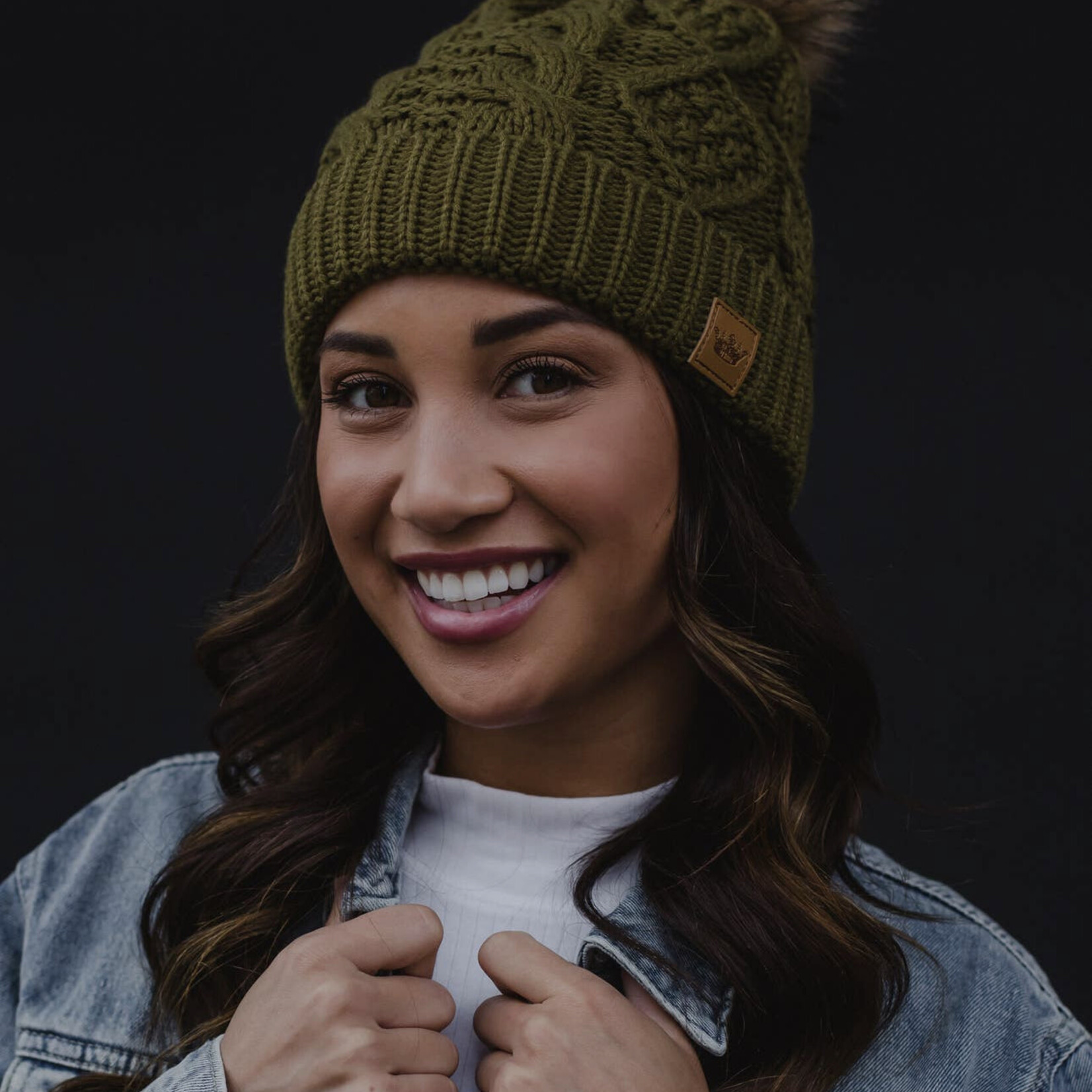 Panache Knit Pom beanie