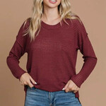 Merlot Scoop neck