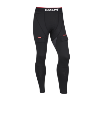 CCM Hockey Men's Compression Pant With Jock/Gel