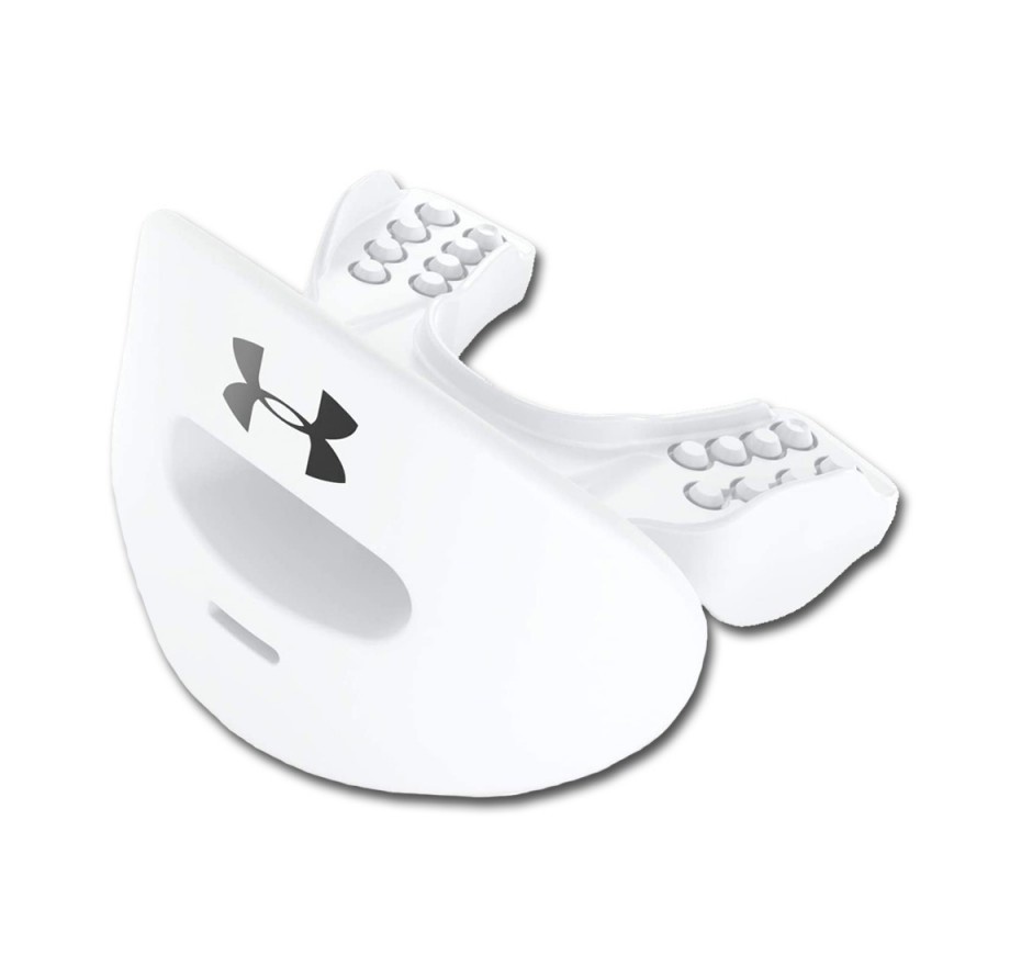 Under Armour Air Lip Guard Paradenti Rosso | Protezione Labbra Con Cuscinetti Integrati Per Calcio - 2