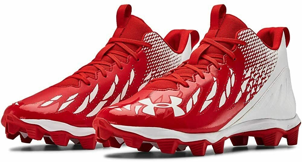 Under armour men's spotlight franchise cheap mid rm football cleats