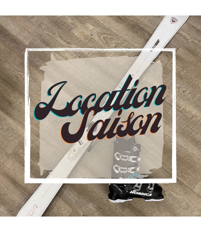 Rental New Ski Set Adult Season